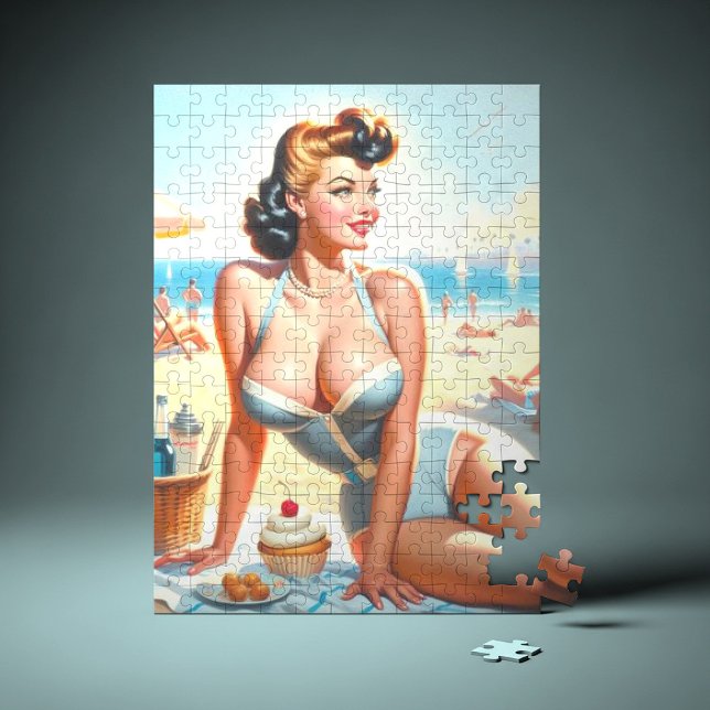Puzzle Chica Vintage Summer Pin Up (Subido por el creador)