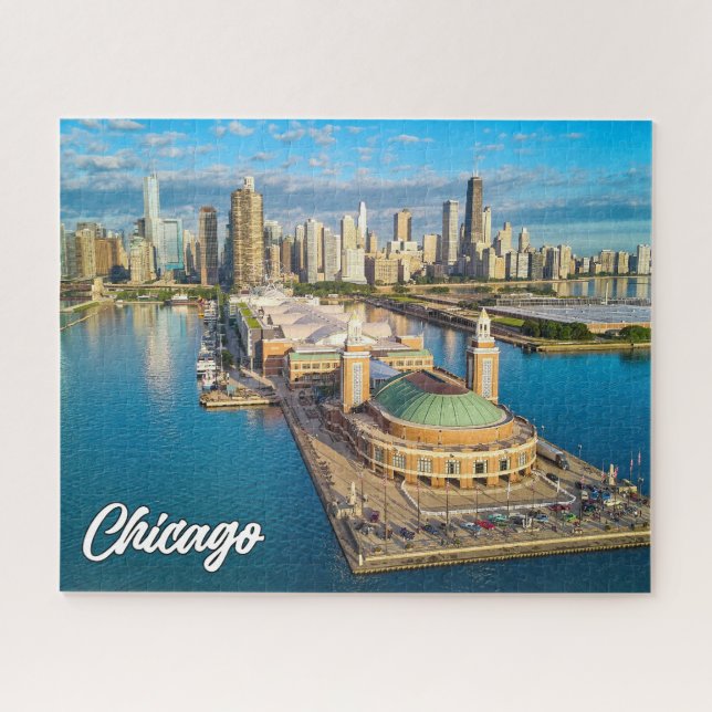 Puzzle Chicago, Illinois, Estados Unidos (Horizontal)