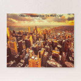 Puzzle Chicago Town Michigan.