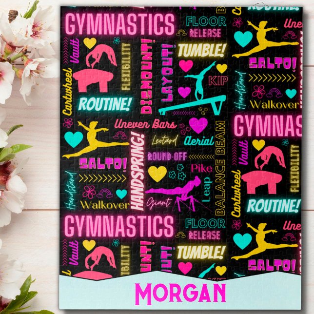 Puzzle Chicas coloridos Gimnasia Términos Personalizado d (Subido por el creador)