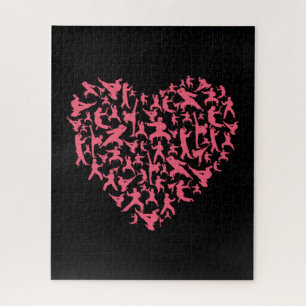 Puzzle Chicas de artes marciales Karate Heart