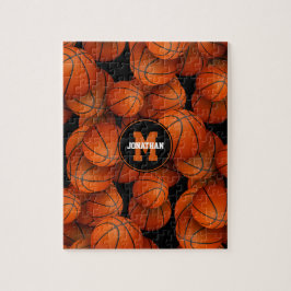 Puzzle chicas de baloncesto de niños personalizados