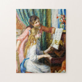 Puzzle Chicas de la pintura Piano Pierre Auguste Renoir