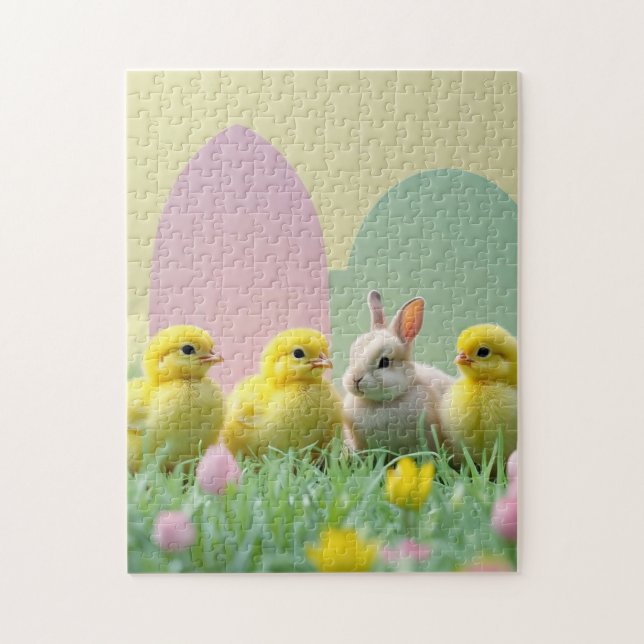 Puzzle Chicas de Pascua (Vertical)