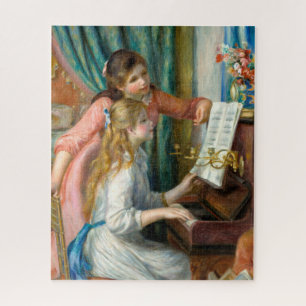Puzzle Chicas de Renoir al piano arte impresionista