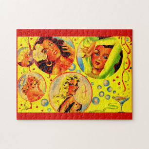 Puzzle chicas del glamour de los años 1940