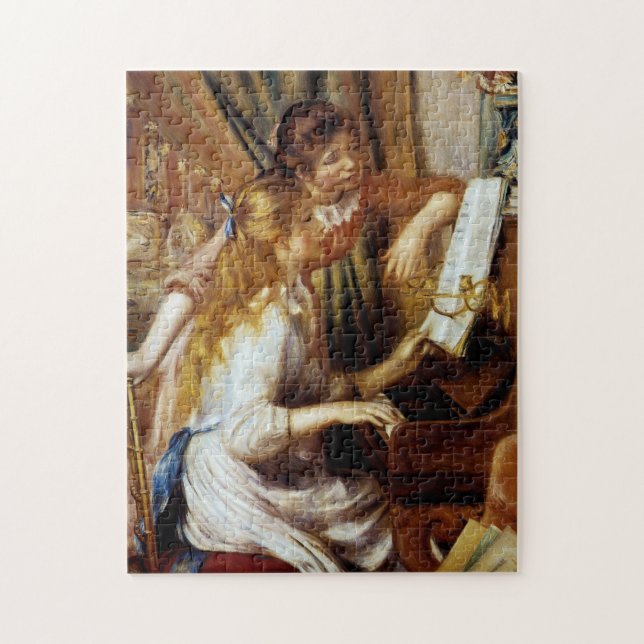 Puzzle Chicas en el piano (Vertical)