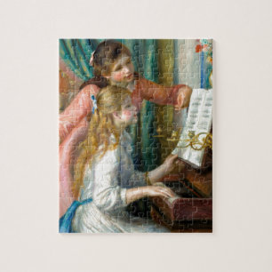 Puzzle Chicas en el piano