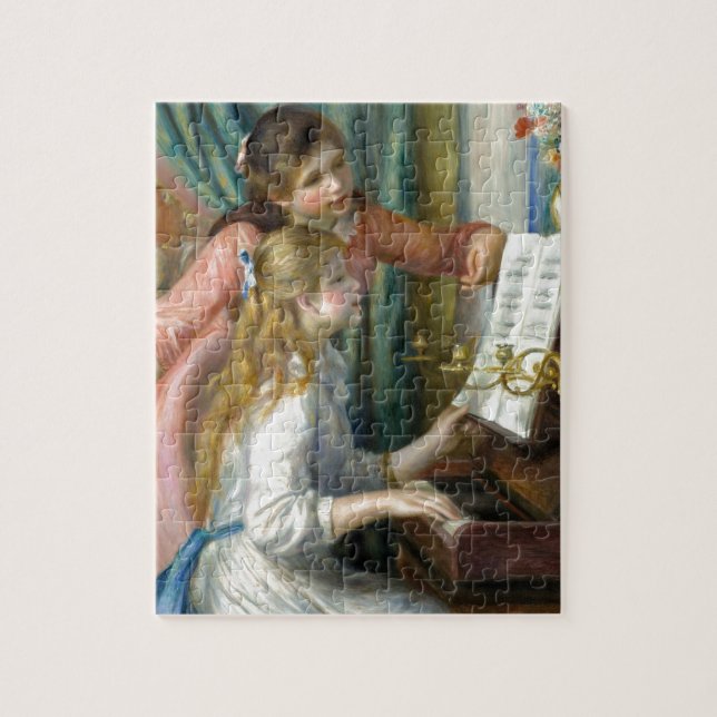 Puzzle Chicas en el piano (Vertical)