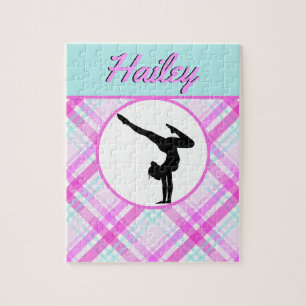 Puzzle Chicas Gimnasia Pastel Rosa y Tetas