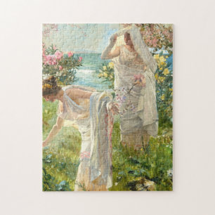 Puzzle Chicas Griegos En La Costa Joaquín Sorolla Y Basti
