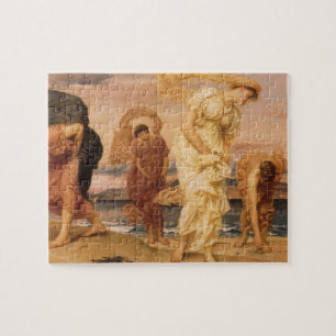 Puzzle Chicas Griegos Recogiendo Burbujas De Lord Leighto