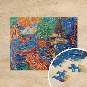 Puzzle Chicas jugando con gatos Ernst Ludwig Kirchner