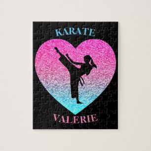 Puzzle Chicas Karate Kick