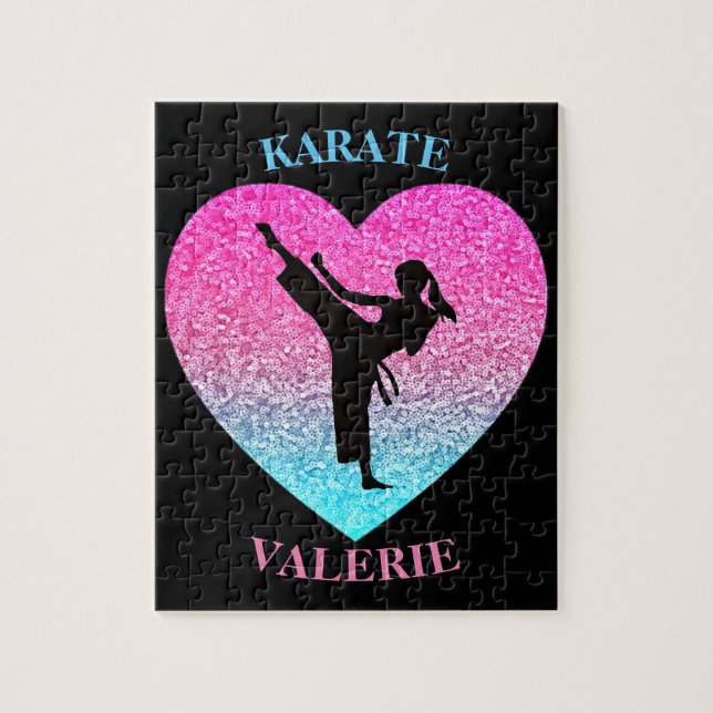Puzzle Chicas Karate Kick (Vertical)