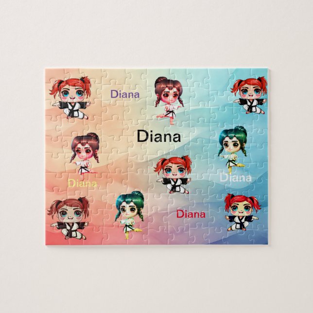 Puzzle Chicas Karate y Kung fu (Horizontal)