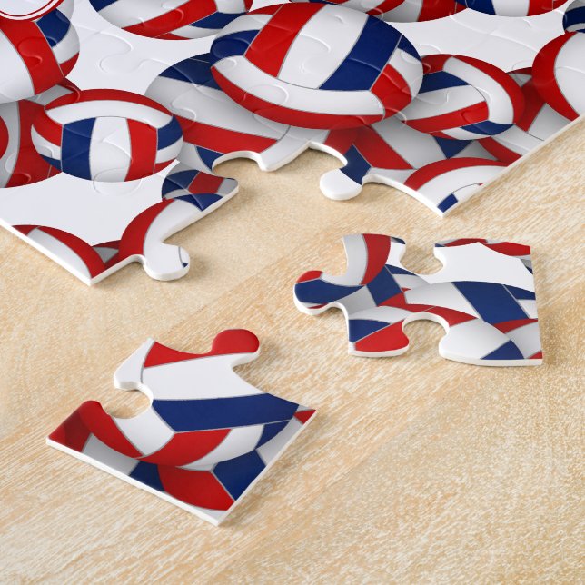 Puzzle chicas masculinos nombran colores del equipo de vo (Lado)