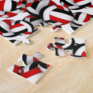 Puzzle chicas masculinos nombran colores del equipo de vo