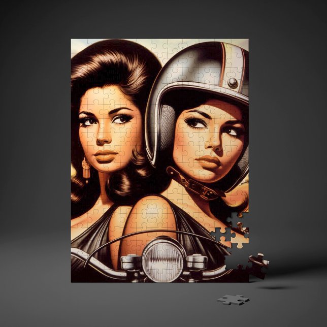 Puzzle Chicas Moteras Retro (Subido por el creador)