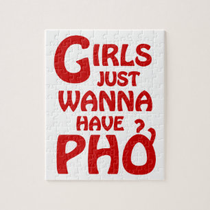 Puzzle Chicas Solo Quieren Tener Phở