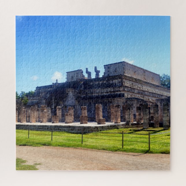 Puzzle Chichen Itza. Guerreros del templo (Vertical)