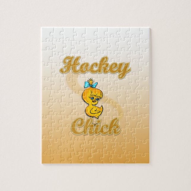 Puzzle Chick de hockey (Vertical)
