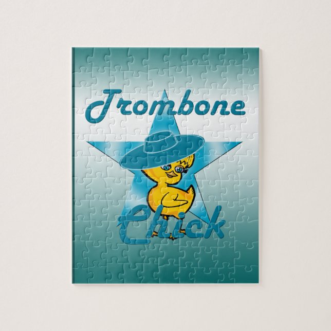 Puzzle Chick trombone #7 (Vertical)