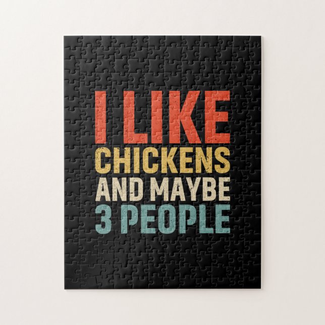 Puzzle Chicken Lover | Me Gustan Los Pollos (Vertical)