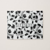 chicos chicas balones de fútbol patrón personaliza