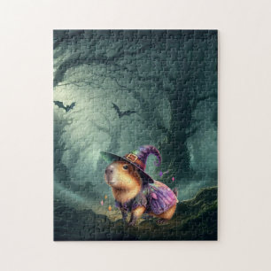 Puzzle Chigüiro y guapo de Halloween Capybara