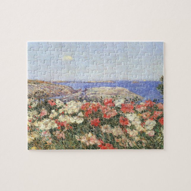 Puzzle Childe Hassam - amapolas en las islas de bajíos (Horizontal)
