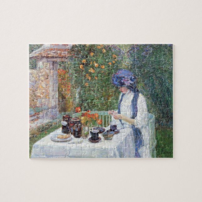 Puzzle Childe Hassam - el juego de té de Terre-Cuits (Horizontal)