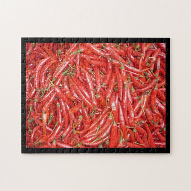 Puzzle chilli red (Horizontal)