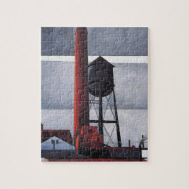 Puzzle Chimenea y Torre del Agua (por Charles Demuth)