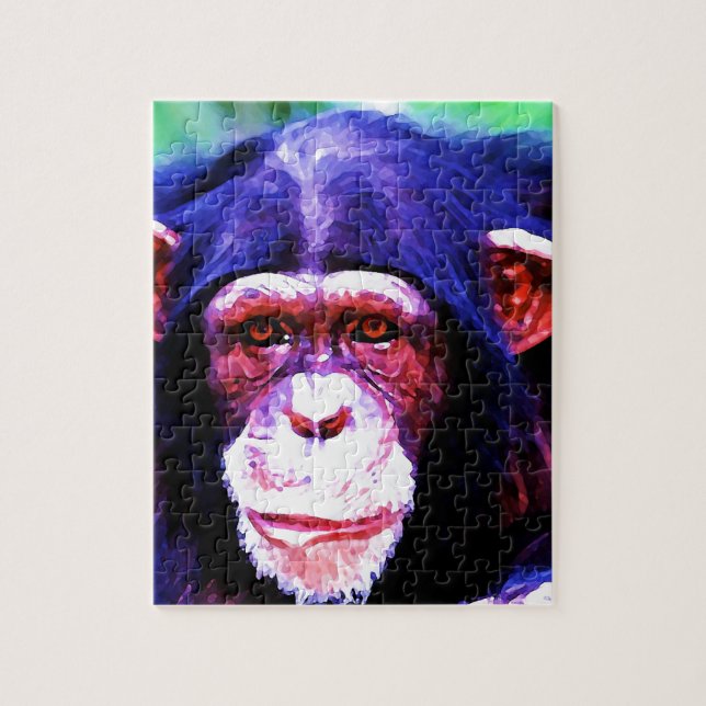 Puzzle Chimpanzee (Vertical)