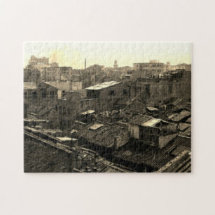 Puzzle China antigua ciudad de Canton