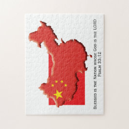 Puzzle China | Nación Bendecida | BANDERA CHINA