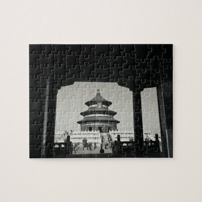 Puzzle China, Pekín, Distrito de Chongwen. Templo de 2 (Horizontal)