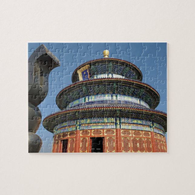 Puzzle China, Pekín, Templo del Cielo, Urn chino en China (Horizontal)