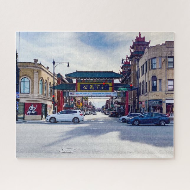 Puzzle Chinatown de Chicago (Horizontal)