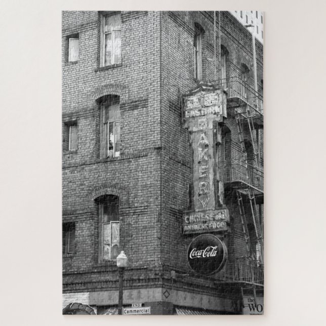 Puzzle Chinatown Neon Nostalgic San Francisco (Vertical)