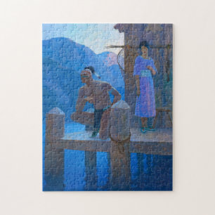 Puzzle Chingachgook por Newell Convers Wyeth