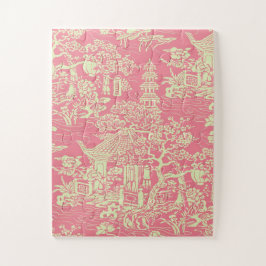 Puzzle Chinoiserie rosa