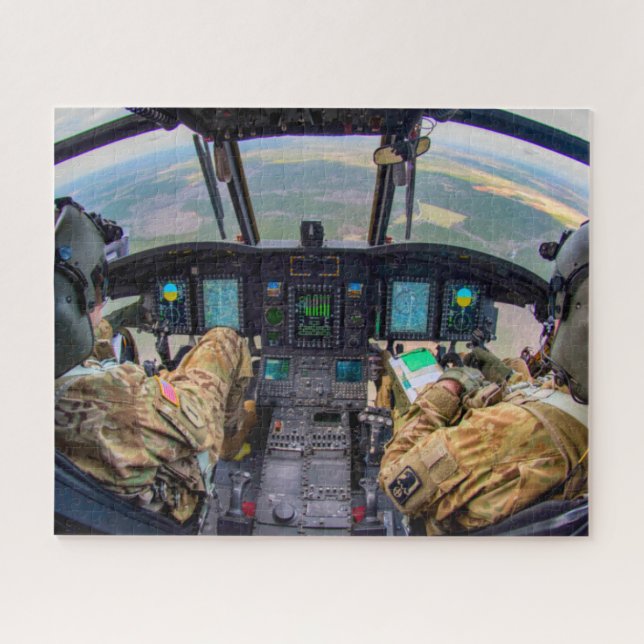 Puzzle CHINOOK COCKPIT CH-47F (16x20 PULGADAS) (Horizontal)
