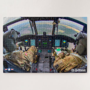 Puzzle CHINOOK COCKPIT CH-47F (20x30 PULGADAS)
