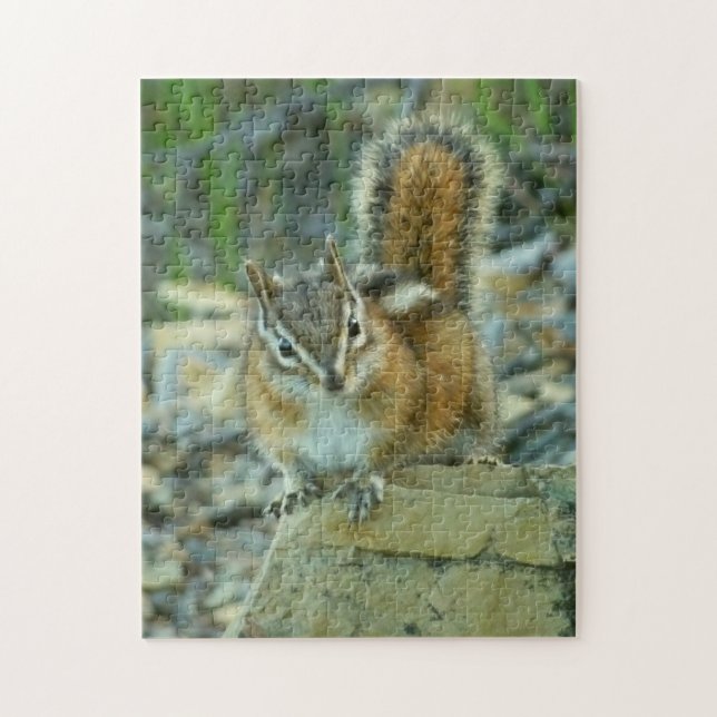 Puzzle Chipmunk en el Parque Nacional Glaciar (Vertical)