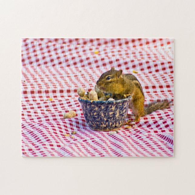 Puzzle Chipmunk Picnic (Horizontal)