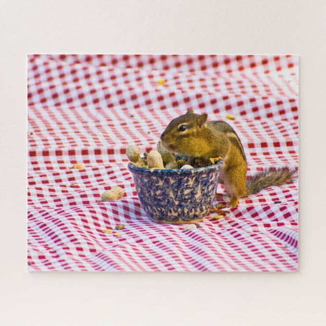 Puzzle Chipmunk Picnic (Horizontal)