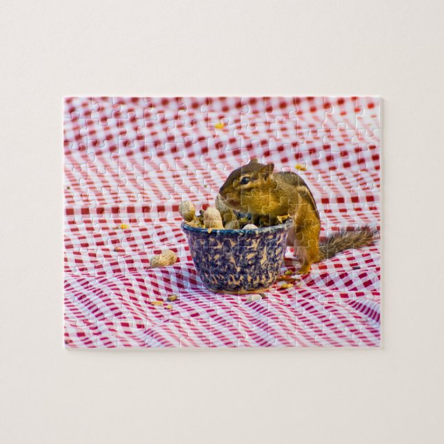Puzzle Chipmunk Picnic (Horizontal)