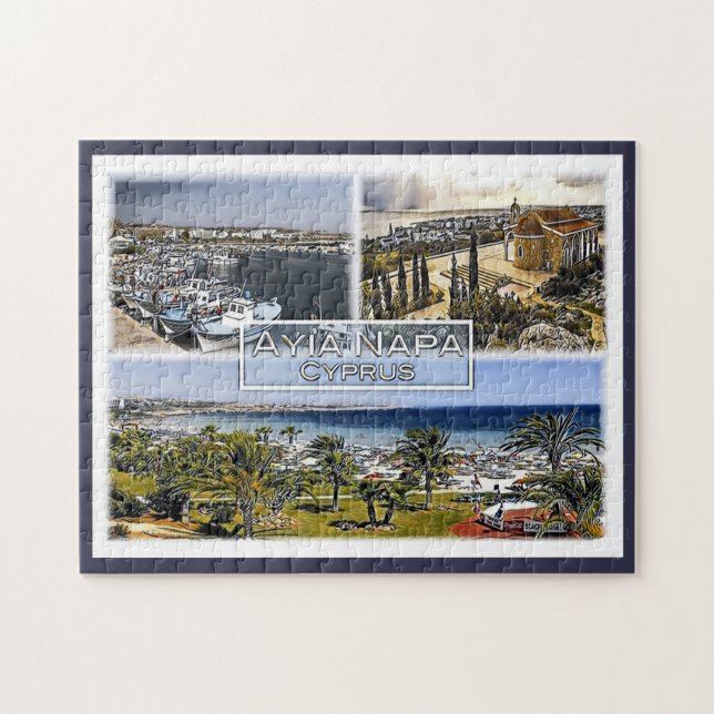 Puzzle Chipre - Mosaico - (Horizontal)
